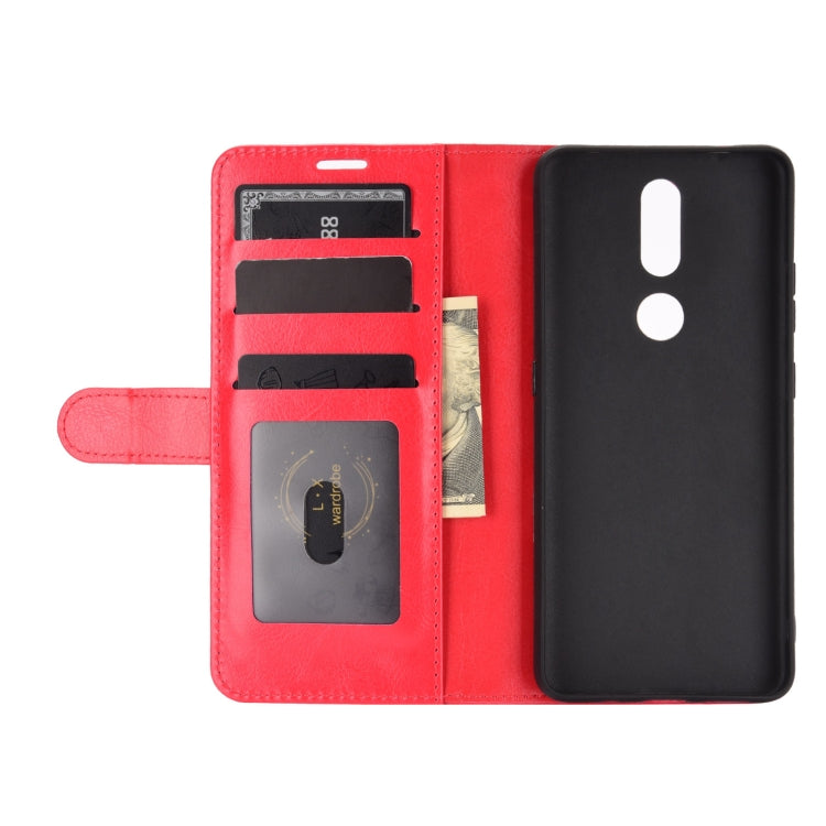 For Nokia 2.4 R64 Texture Single Horizontal Flip Protective Case with Holder & Card Slots & Wallet& Photo Frame