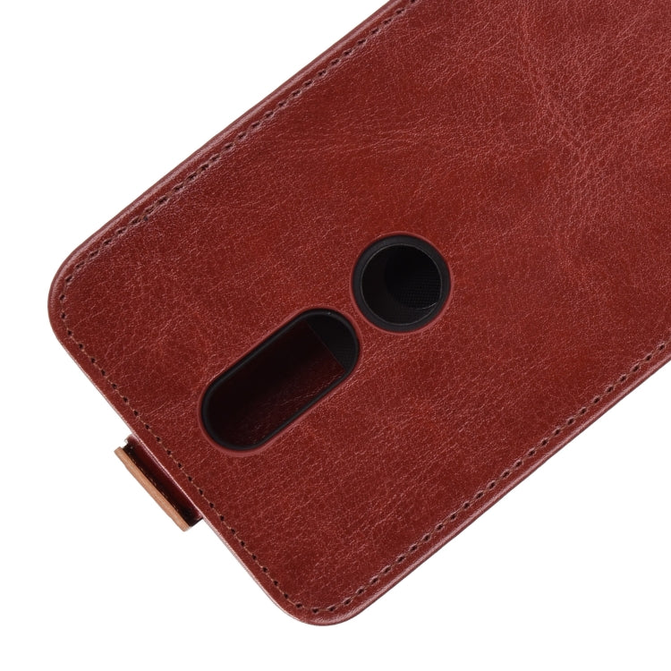 For Nokia 2.4 R64 Texture Single Vertical Flip Leather Protective Case with Card Slots & Photo Frame