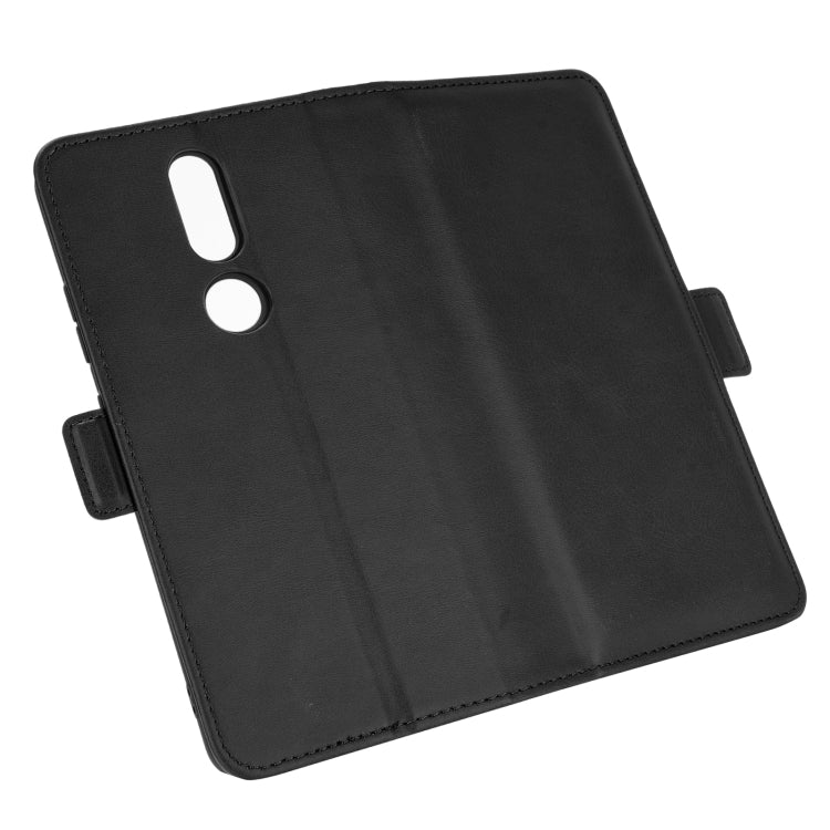 For Nokia 2.4 Dual-side Magnetic Buckle Horizontal Flip Leather Case with Holder & Card Slots & Wallet