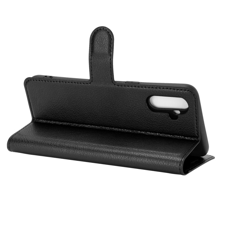 For OPPO Realme C3 Fingerprint-free version Litchi Texture Horizontal Flip Protective Case with Holder & Card Slots & Wallet