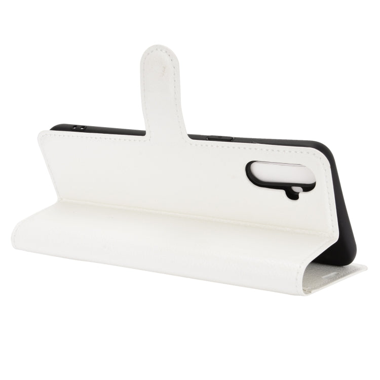 For OPPO Realme C3 Fingerprint-free version Litchi Texture Horizontal Flip Protective Case with Holder & Card Slots & Wallet