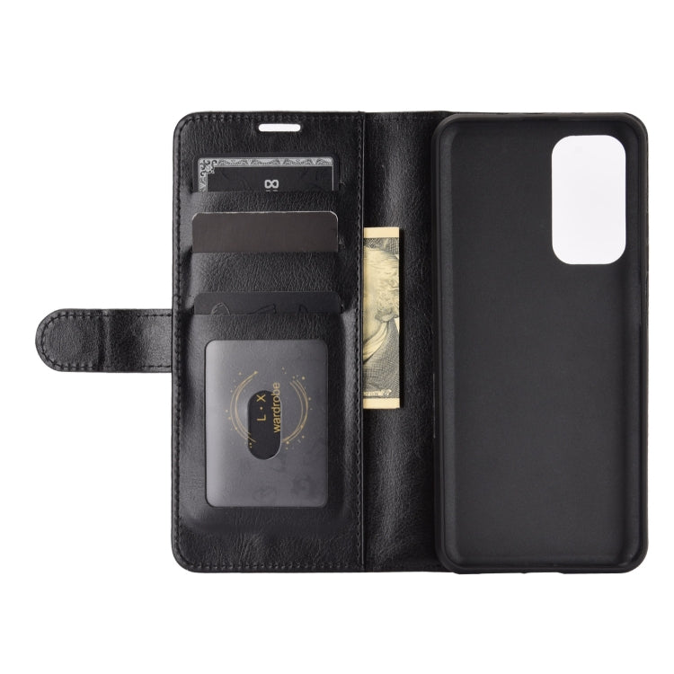 For Xiaomi Mi 10T / 10T Pro R64 Texture Single Horizontal Flip Protective Case with Holder & Card Slots & Wallet& Photo Frame