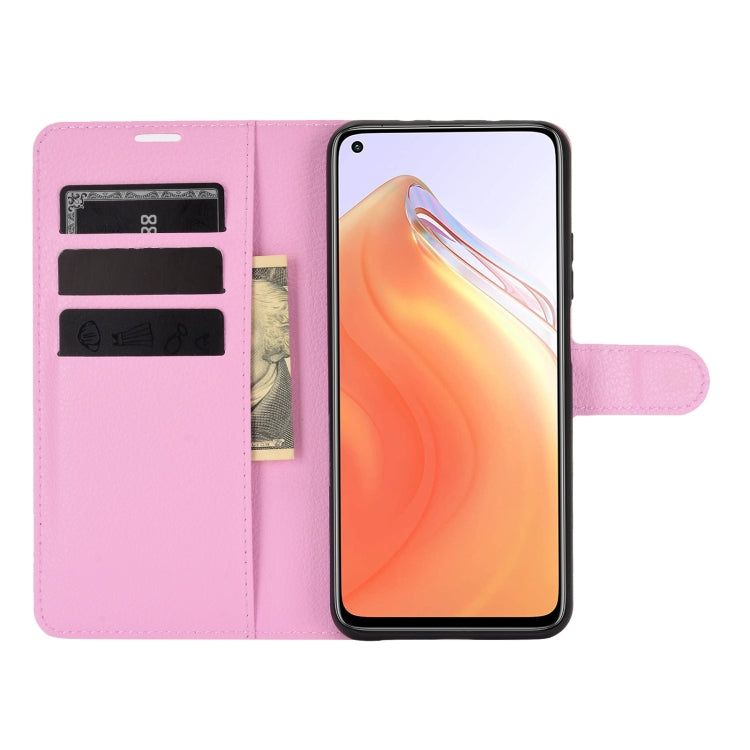 For Xiaomi Mi 10T / 10T Pro Litchi Texture Horizontal Flip Protective Case with Holder & Card Slots & Wallet