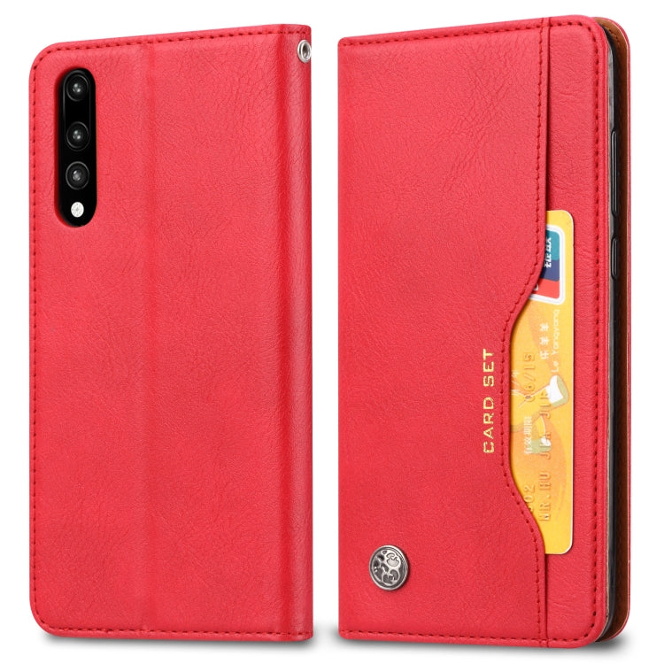 Knead Skin Texture Horizontal Flip Leather Case for Huawei P20, with Photo Frame & Holder & Card Slots & Wallet