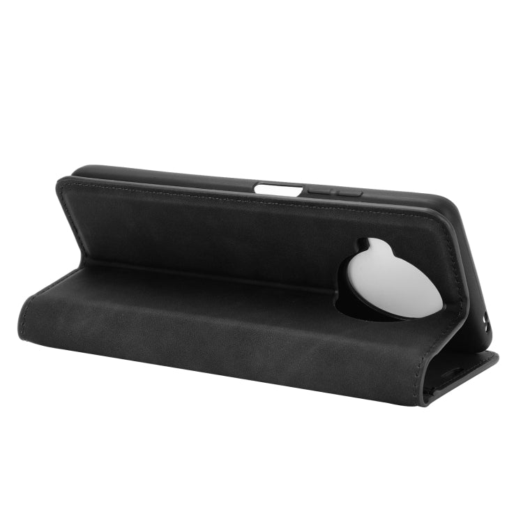 For Xiaomi Mi 10T Lite Retro-skin Business Magnetic Suction Leather Case with Holder & Card Slots & Wallet