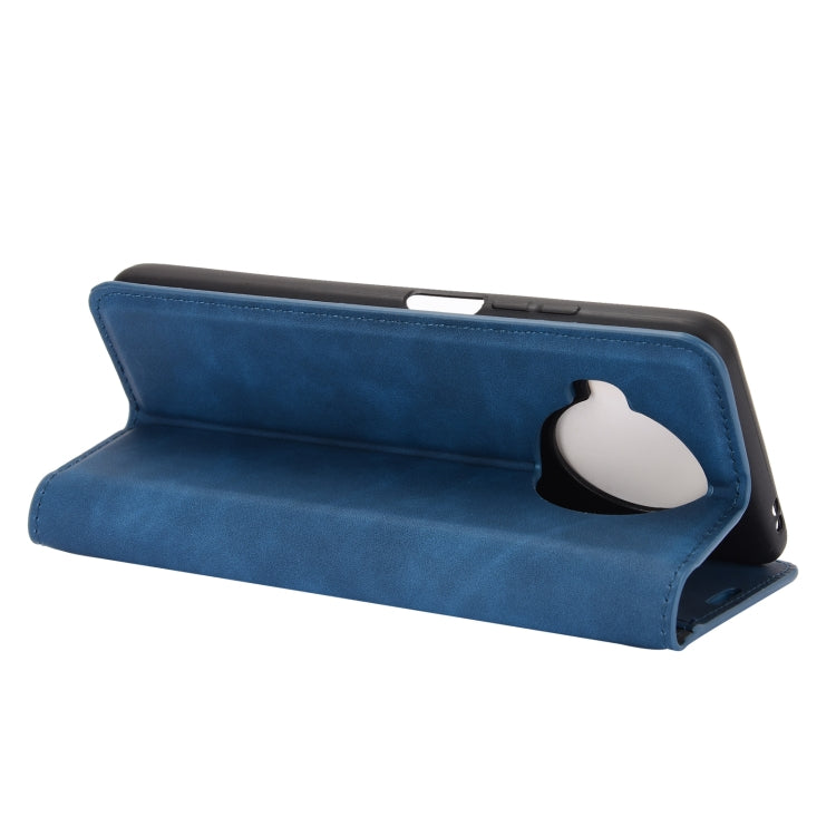 For Xiaomi Mi 10T Lite Retro-skin Business Magnetic Suction Leather Case with Holder & Card Slots & Wallet