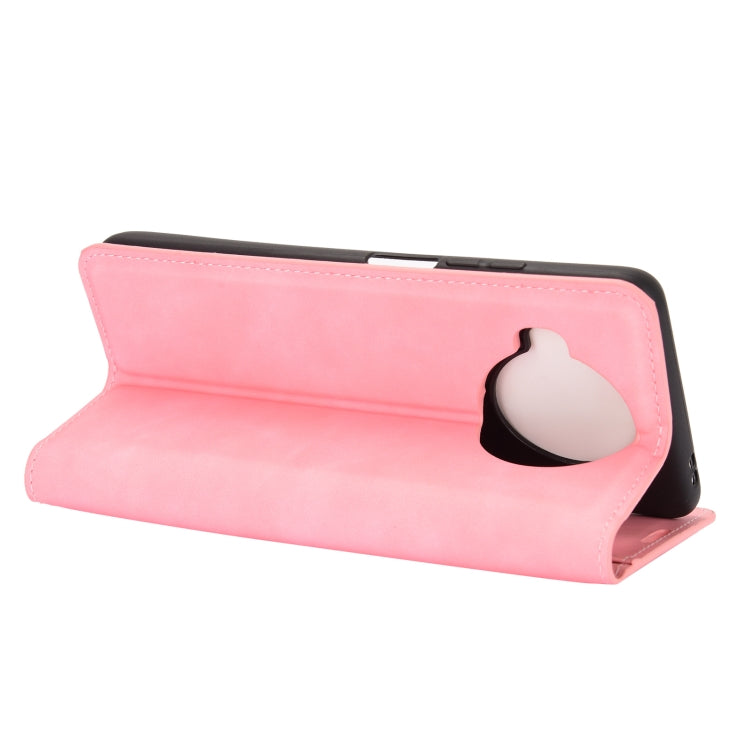 For Xiaomi Mi 10T Lite Retro-skin Business Magnetic Suction Leather Case with Holder & Card Slots & Wallet