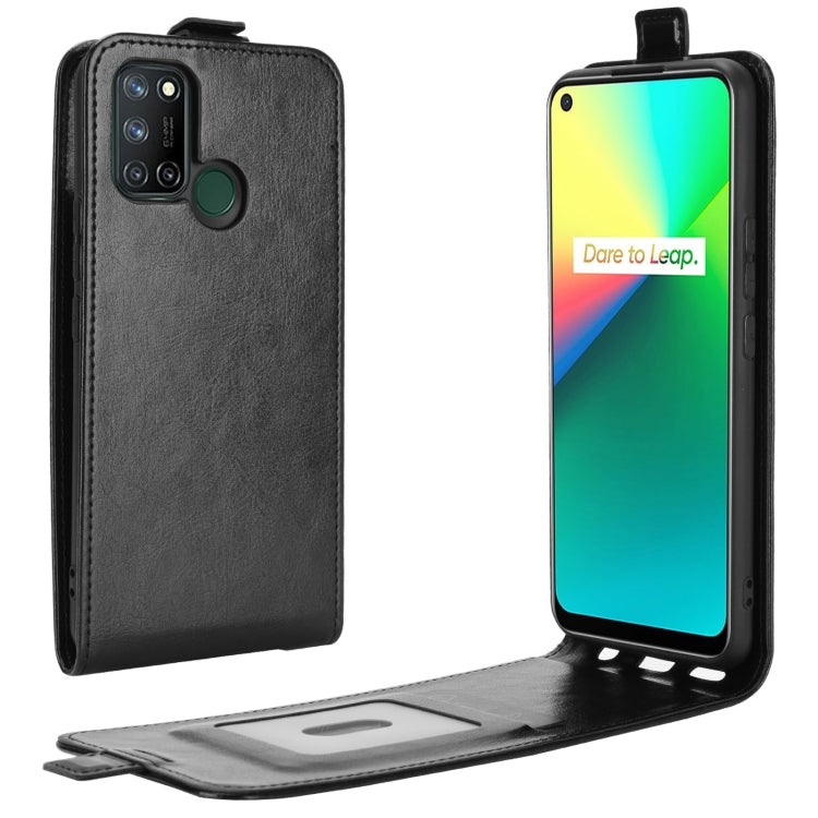 For OPPO Realme 7i / Realme C17 R64 Texture Single Vertical Flip Leather Protective Case with Card Slots & Photo Frame