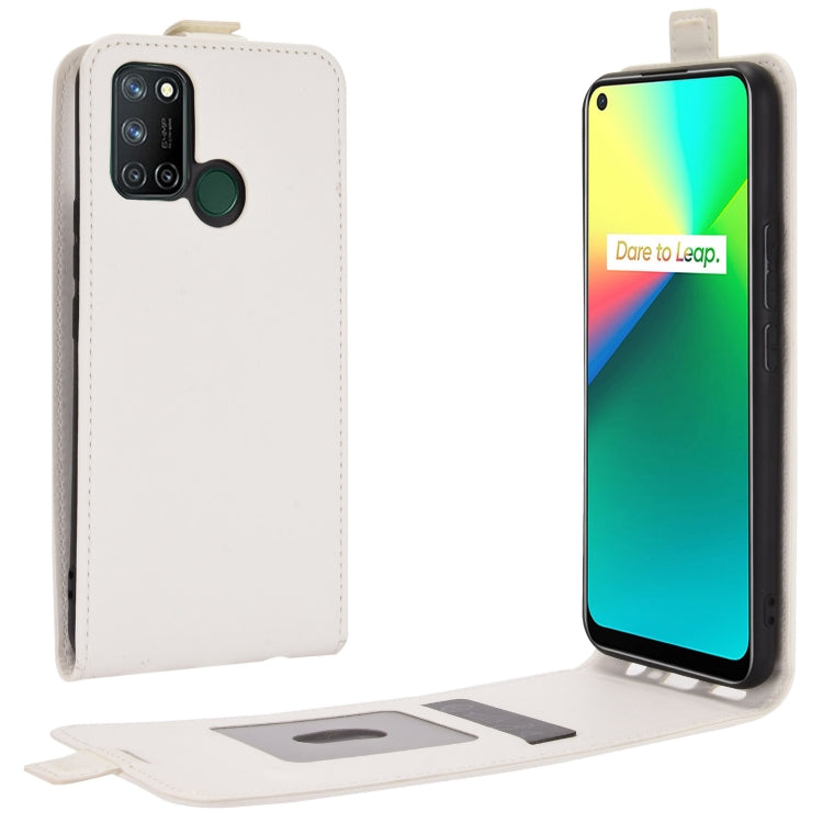 For OPPO Realme 7i / Realme C17 R64 Texture Single Vertical Flip Leather Protective Case with Card Slots & Photo Frame