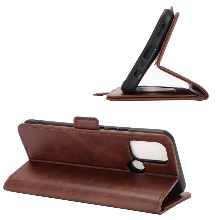 For OPPO Realme 7i / Realme C17 Dual-side Magnetic Buckle Horizontal Flip Leather Case with Holder & Card Slots & Wallet