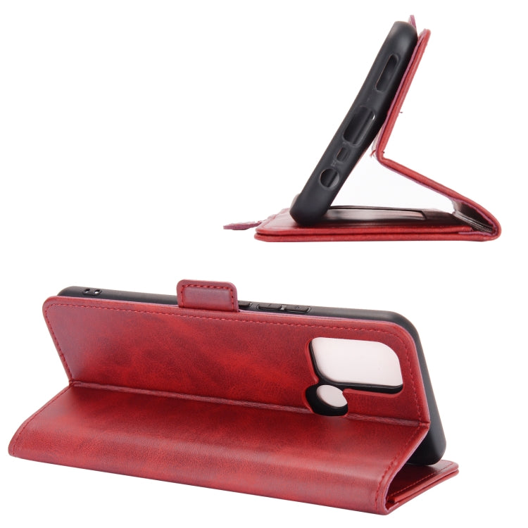 For OPPO Realme 7i / Realme C17 Dual-side Magnetic Buckle Horizontal Flip Leather Case with Holder & Card Slots & Wallet