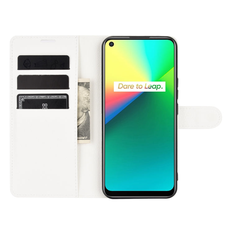 For OPPO Realme 7i / Realme C17 Litchi Texture Horizontal Flip Protective Case with Holder & Card Slots & Wallet
