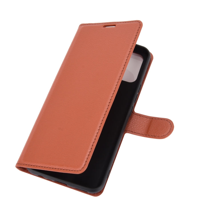 For OPPO Realme 7i / Realme C17 Litchi Texture Horizontal Flip Protective Case with Holder & Card Slots & Wallet