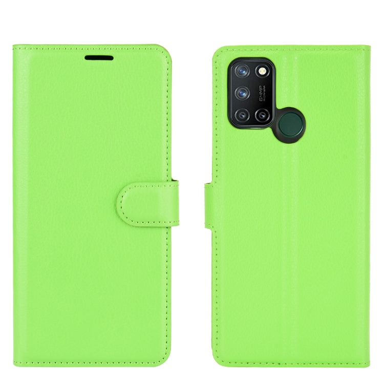 For OPPO Realme 7i / Realme C17 Litchi Texture Horizontal Flip Protective Case with Holder & Card Slots & Wallet