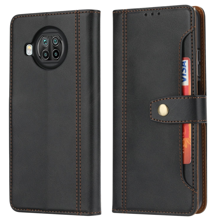For Xiaomi Mi 10T Lite Calf Texture Double Fold Clasp Horizontal Flip Leather Case with Photo Frame & Holder & Card Slots & Wallet