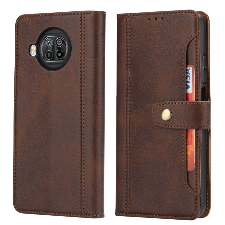 For Xiaomi Mi 10T Lite Calf Texture Double Fold Clasp Horizontal Flip Leather Case with Photo Frame & Holder & Card Slots & Wallet