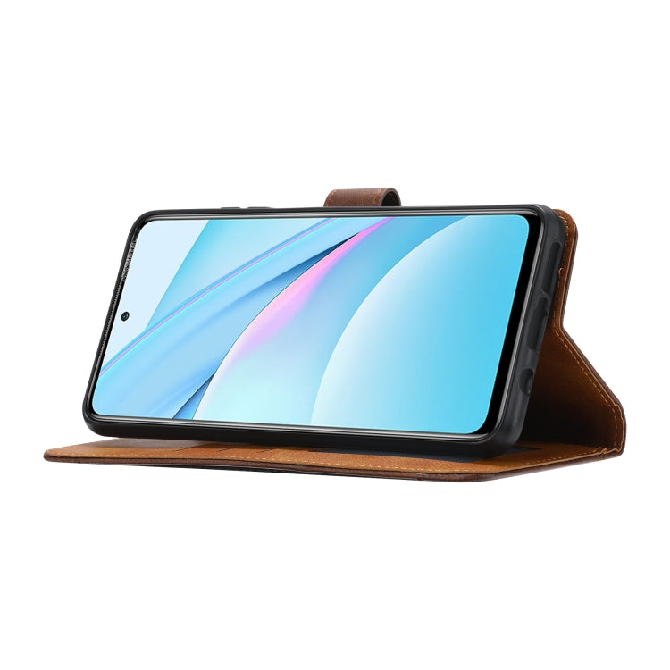For Xiaomi Mi 10T Lite Calf Texture Double Fold Clasp Horizontal Flip Leather Case with Photo Frame & Holder & Card Slots & Wallet