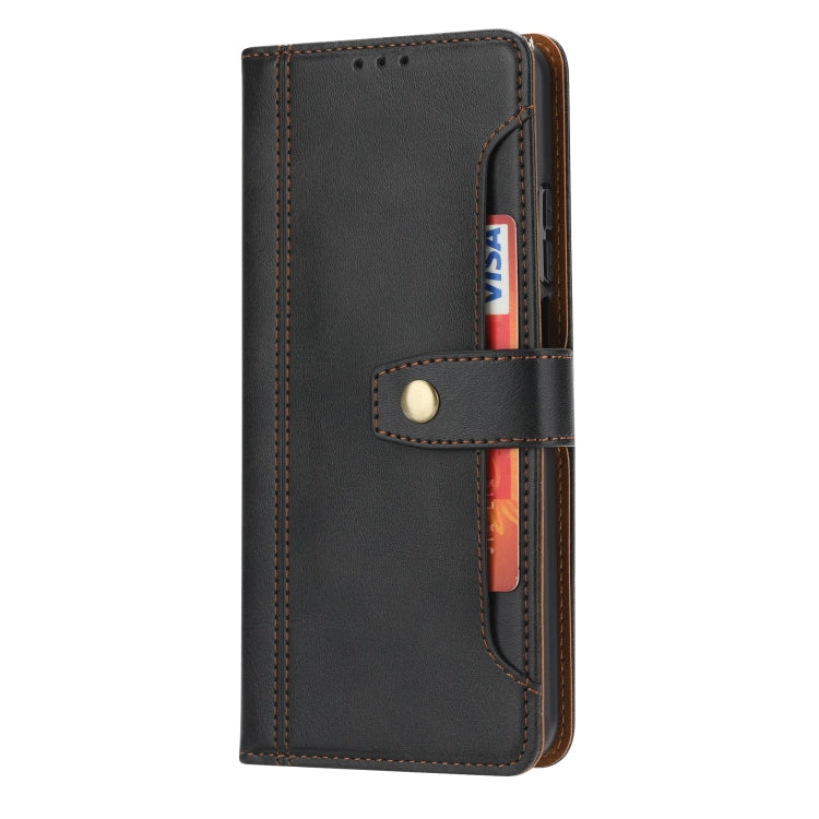 For Samsung Galaxy S20 FE / S20 Lite Calf Texture Double Fold Clasp Horizontal Flip Leather Case with Photo Frame & Holder & Card Slots & Wallet