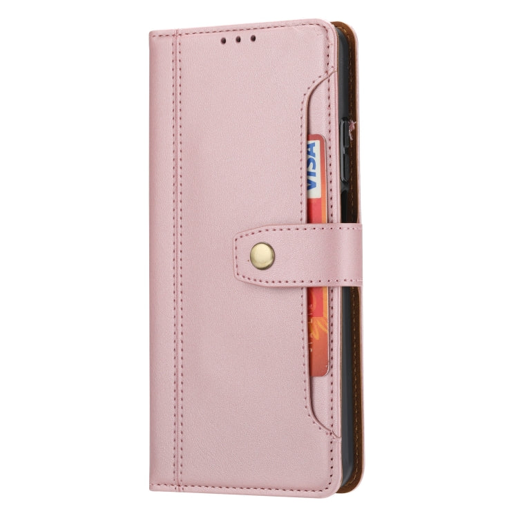 For Samsung Galaxy S20 FE / S20 Lite Calf Texture Double Fold Clasp Horizontal Flip Leather Case with Photo Frame & Holder & Card Slots & Wallet