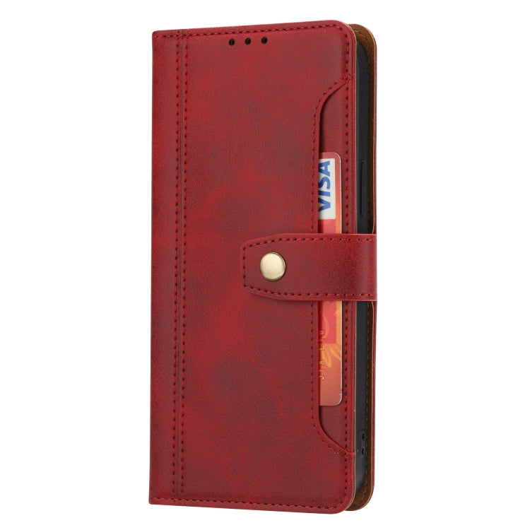 For iPhone 12 / 12 Pro Calf Texture Double Fold Clasp Horizontal Flip Leather Case with Photo Frame & Holder & Card Slots & Wallet