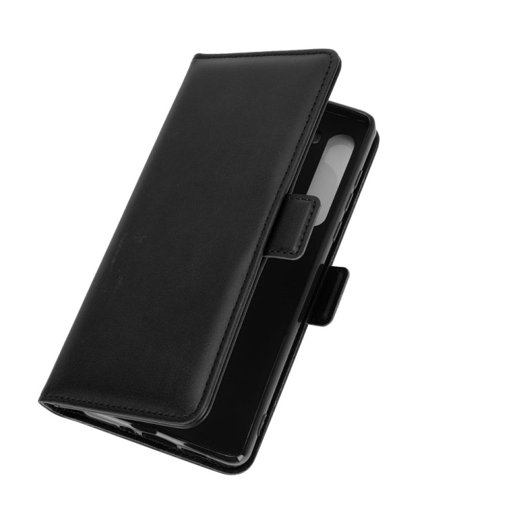 For Motorola Edge Dual-side Magnetic Buckle Horizontal Flip Leather Case with Holder & Card Slots & Wallet