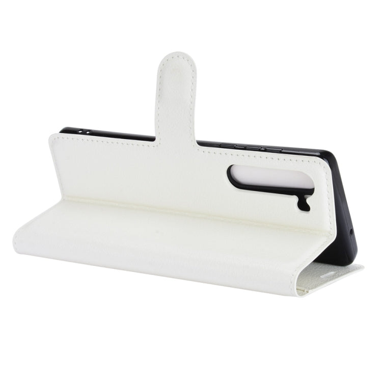 For Motorola Edge Litchi Texture Horizontal Flip Protective Case with Holder & Card Slots & Wallet