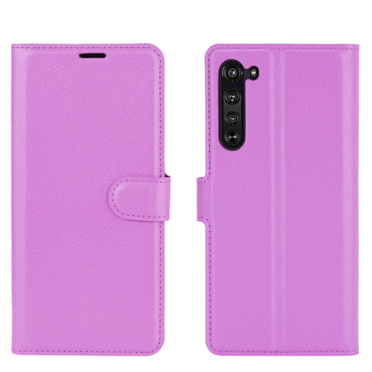 For Motorola Edge Litchi Texture Horizontal Flip Protective Case with Holder & Card Slots & Wallet