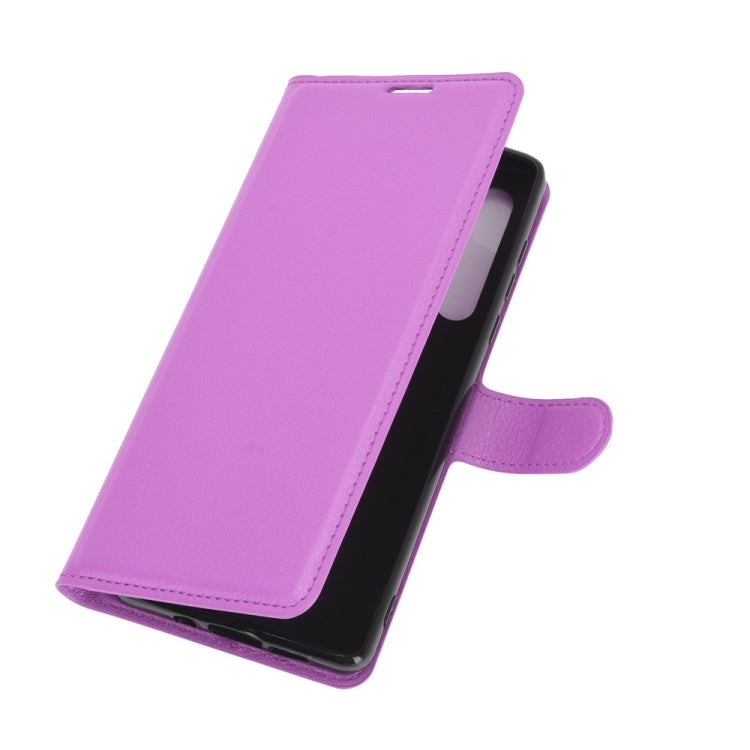 For Motorola Edge Litchi Texture Horizontal Flip Protective Case with Holder & Card Slots & Wallet