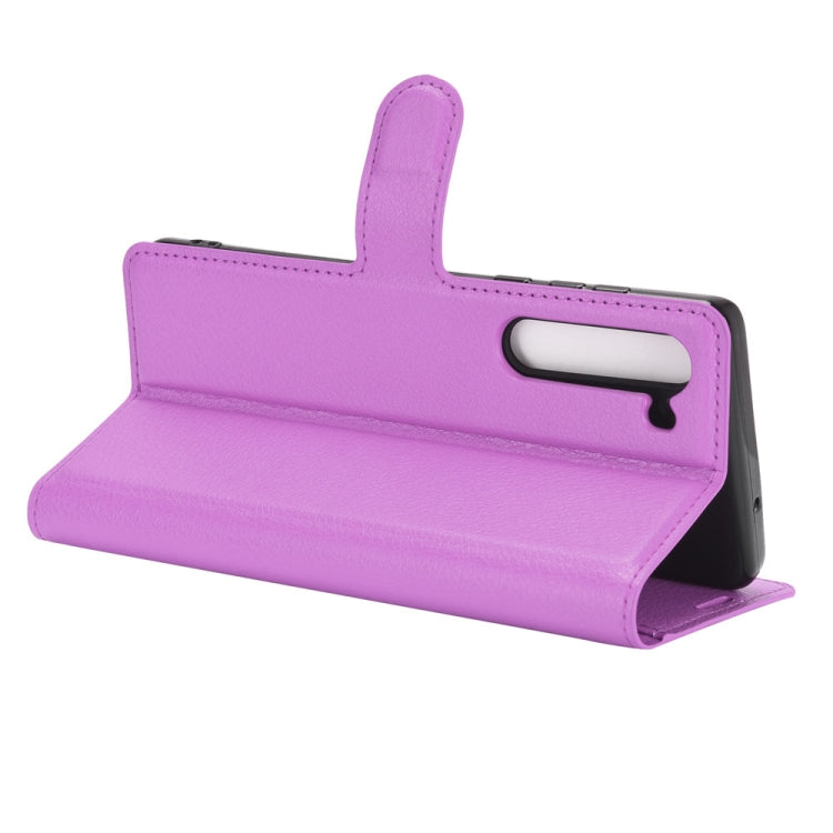 For Motorola Edge Litchi Texture Horizontal Flip Protective Case with Holder & Card Slots & Wallet