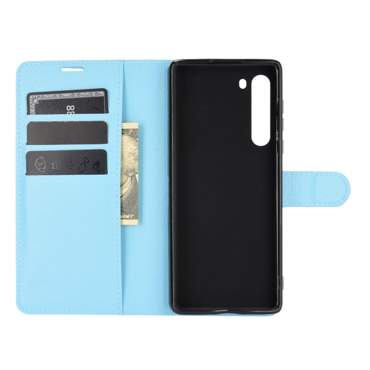 For Motorola Edge Litchi Texture Horizontal Flip Protective Case with Holder & Card Slots & Wallet