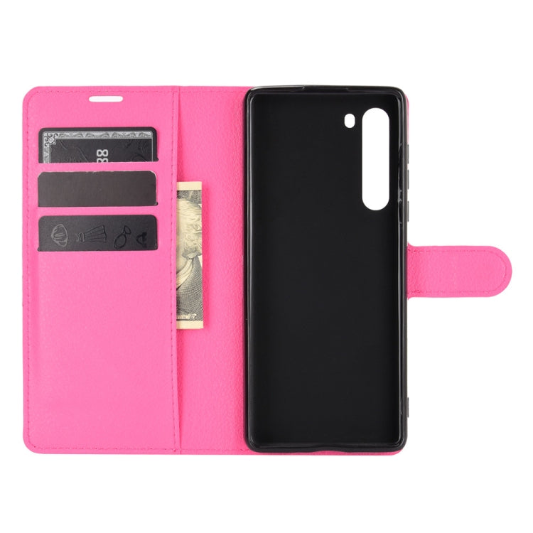For Motorola Edge Litchi Texture Horizontal Flip Protective Case with Holder & Card Slots & Wallet