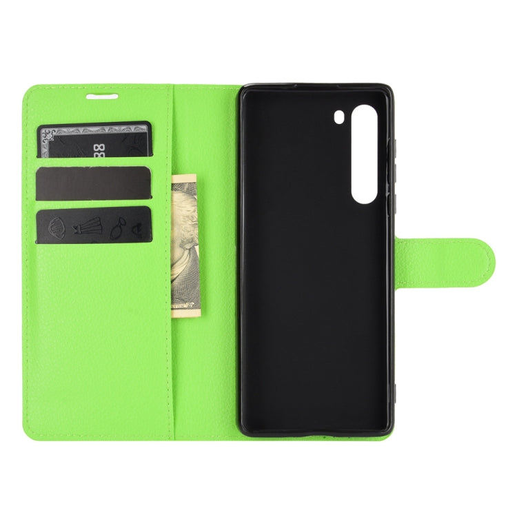 For Motorola Edge Litchi Texture Horizontal Flip Protective Case with Holder & Card Slots & Wallet