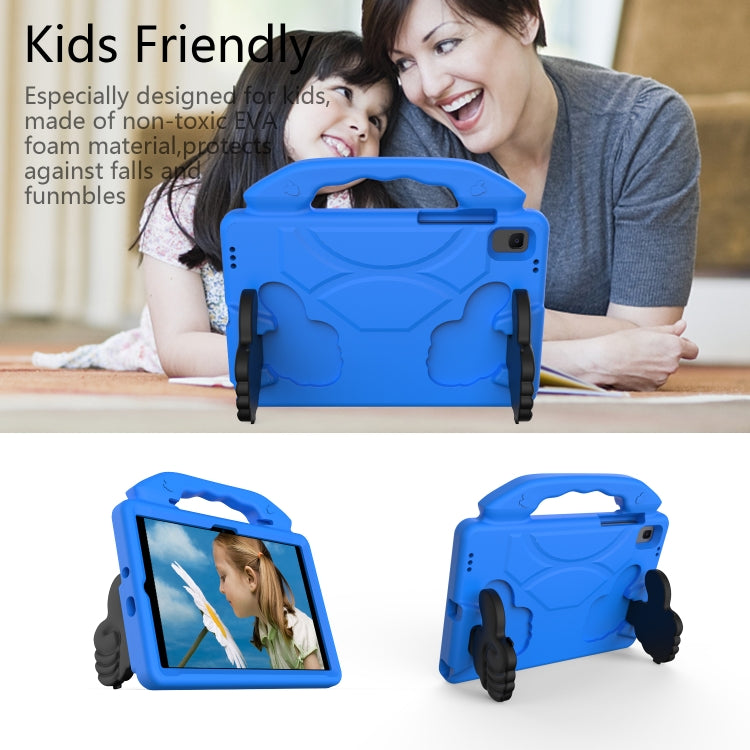 For Samsung Galaxy Tab A7 10.4(2020)T500/T505 EVA Material Children Flat Anti Falling Cover Protective Shell With Thumb Bracket