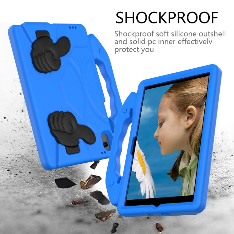 For Samsung Galaxy Tab A7 10.4(2020)T500/T505 EVA Material Children Flat Anti Falling Cover Protective Shell With Thumb Bracket