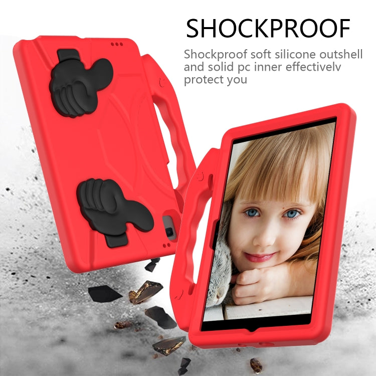 For Samsung Galaxy Tab A7 10.4(2020)T500/T505 EVA Material Children Flat Anti Falling Cover Protective Shell With Thumb Bracket