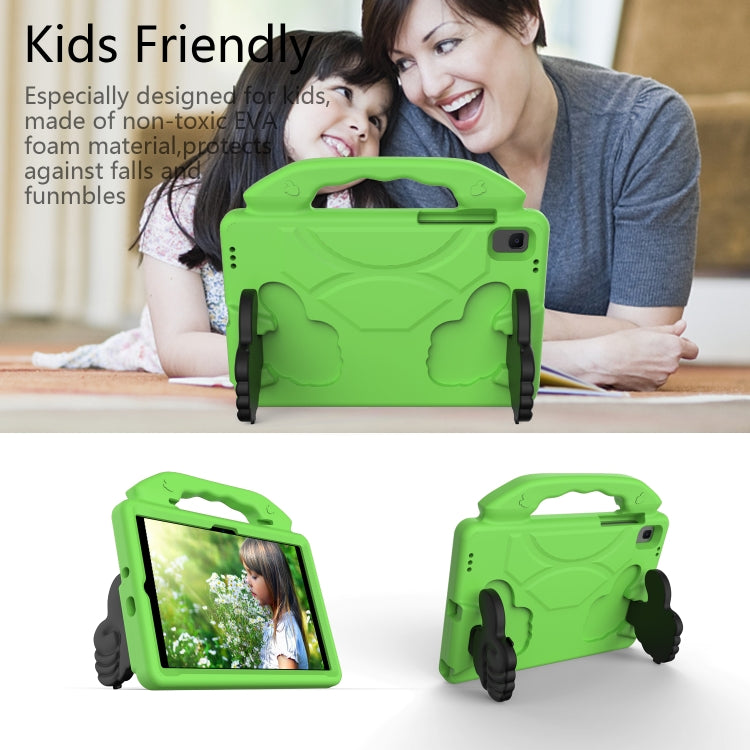 For Samsung Galaxy Tab A7 10.4(2020)T500/T505 EVA Material Children Flat Anti Falling Cover Protective Shell With Thumb Bracket