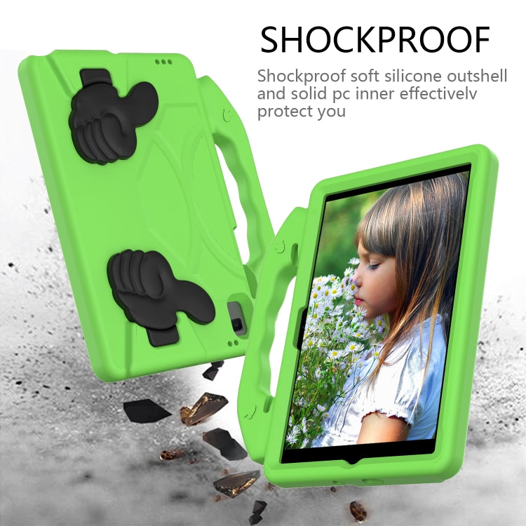 For Samsung Galaxy Tab A7 10.4(2020)T500/T505 EVA Material Children Flat Anti Falling Cover Protective Shell With Thumb Bracket