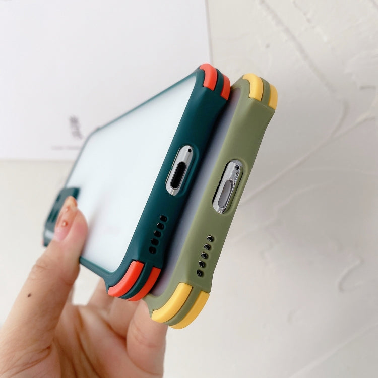 For Huawei P40 TPU + PC Four-Corner Shockproof Skin-feel Case