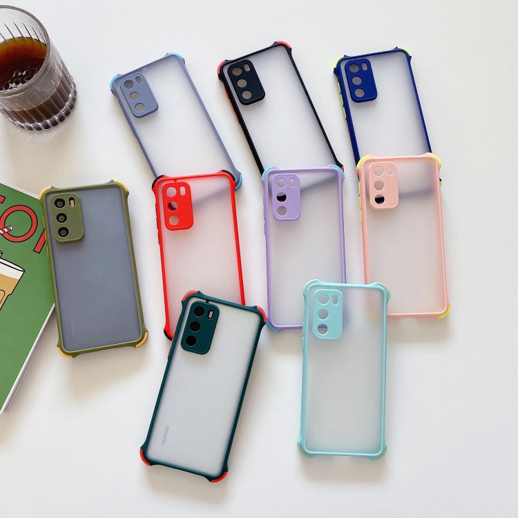 For Huawei P40 TPU + PC Four-Corner Shockproof Skin-feel Case