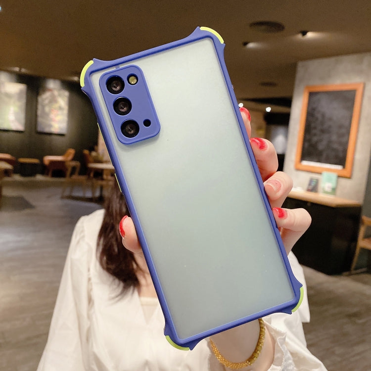 For Galaxy Note20 TPU + PC Four-Corner Shockproof Skin-feel Case