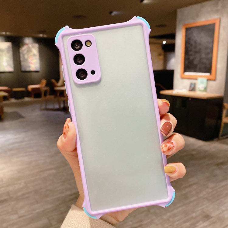 For Galaxy Note20 TPU + PC Four-Corner Shockproof Skin-feel Case