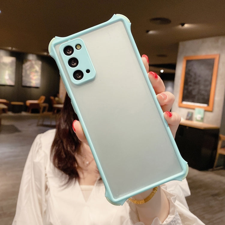 For Galaxy Note20 TPU + PC Four-Corner Shockproof Skin-feel Case