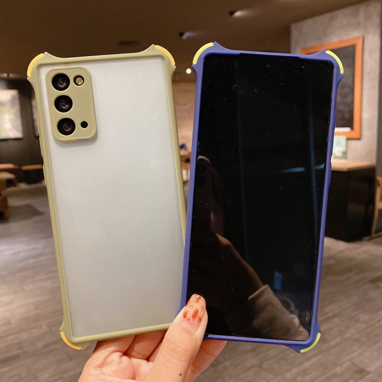 For Galaxy Note20 TPU + PC Four-Corner Shockproof Skin-feel Case