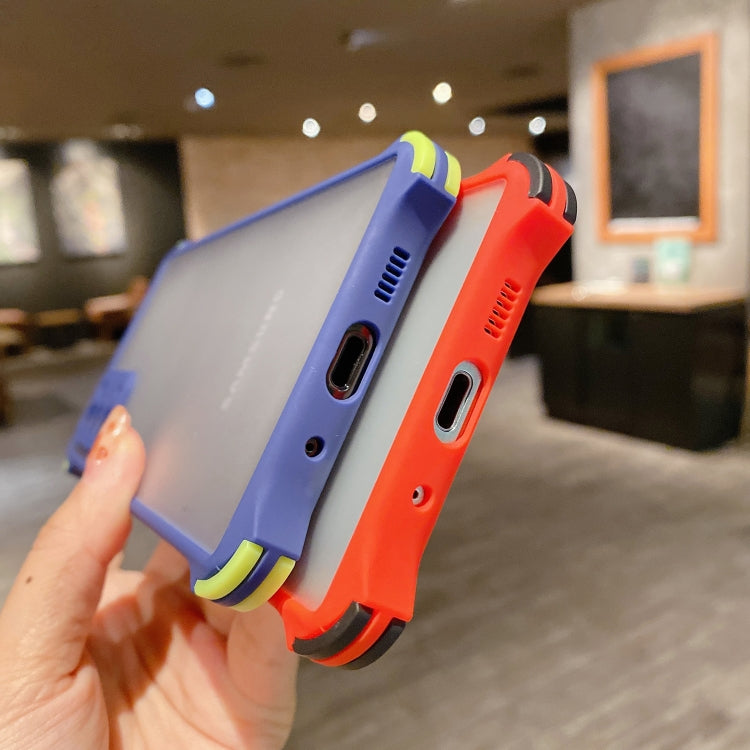 For Galaxy Note20 TPU + PC Four-Corner Shockproof Skin-feel Case
