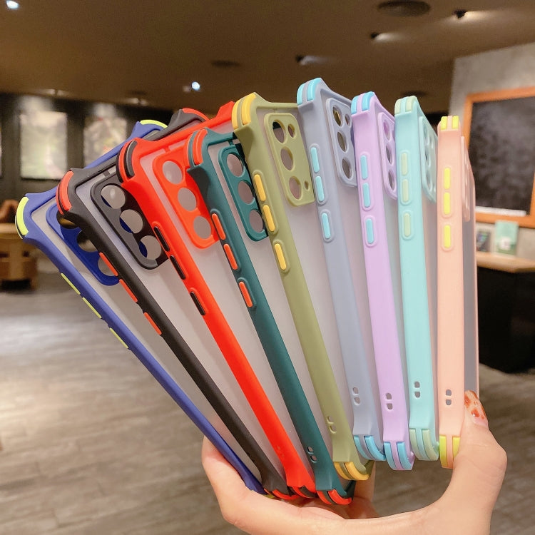 For Galaxy Note20 TPU + PC Four-Corner Shockproof Skin-feel Case