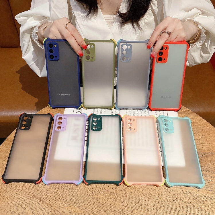 For Galaxy Note20 TPU + PC Four-Corner Shockproof Skin-feel Case