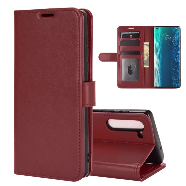 For Motorola Moto Edge R64 Texture Single Horizontal Flip Protective Case with Holder & Card Slots & Wallet& Photo Frame