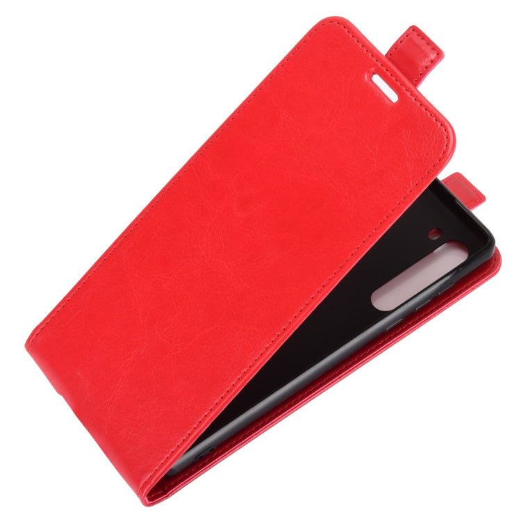 For Motorola Moto Edge R64 Texture Single Vertical Flip Leather Protective Case with Card Slots & Photo Frame