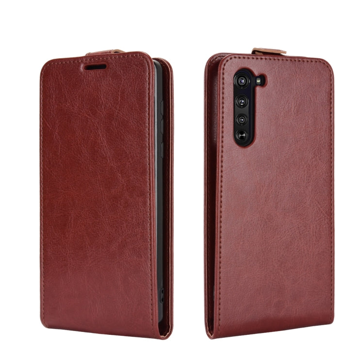 For Motorola Moto Edge R64 Texture Single Vertical Flip Leather Protective Case with Card Slots & Photo Frame