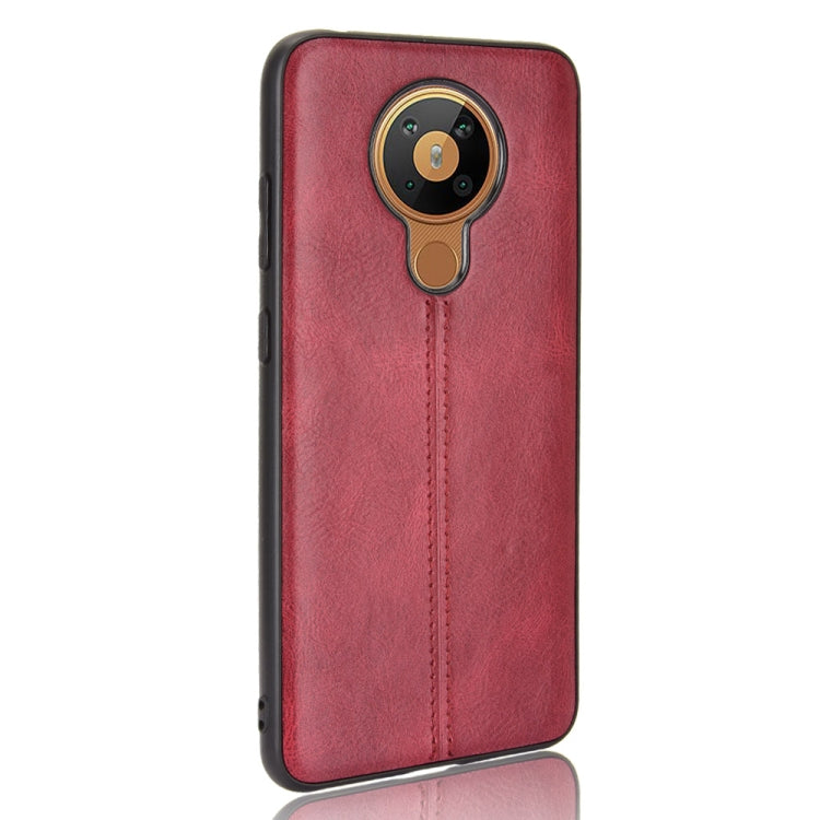 For Nokia 5.3 Shockproof Sewing Cow Pattern Skin PC + PU + TPU Case